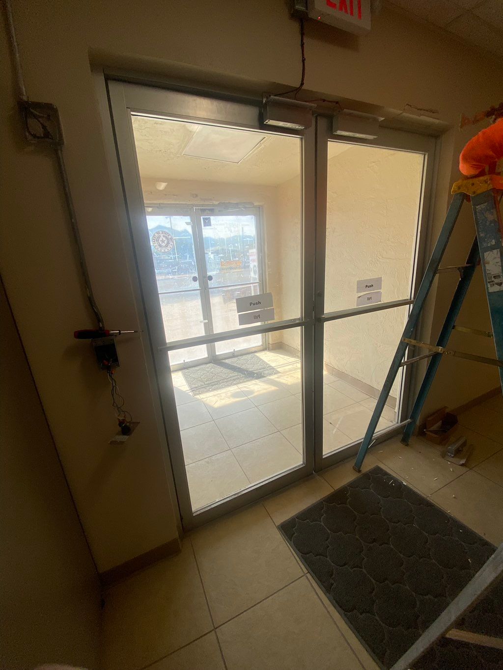 Access control doors 