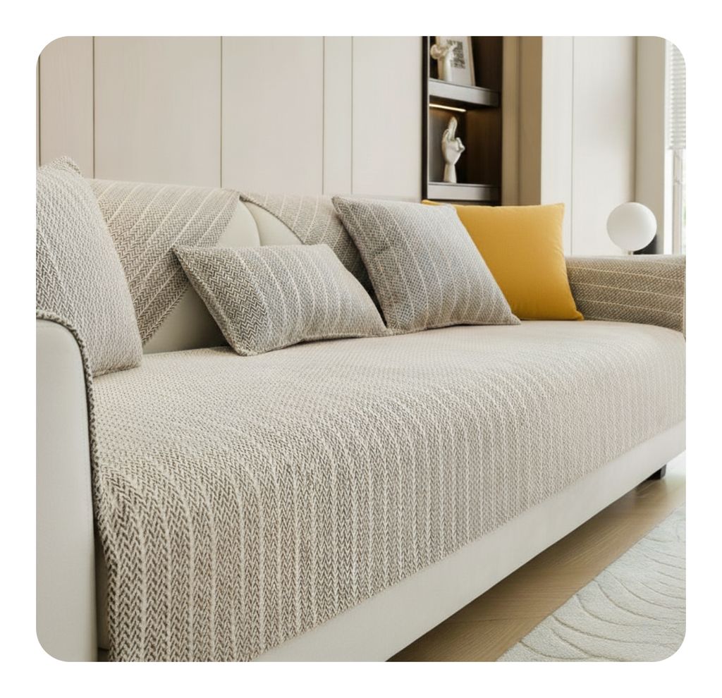 Airbnb guest room reset: crisp bed, dusted blinds 