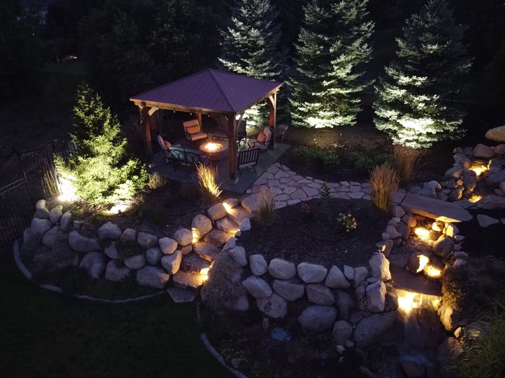 Pergola and water feature-AFTER