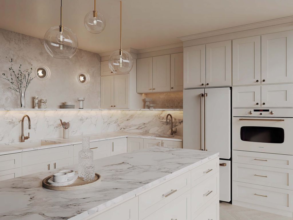 Champagne Shaker Kitchen