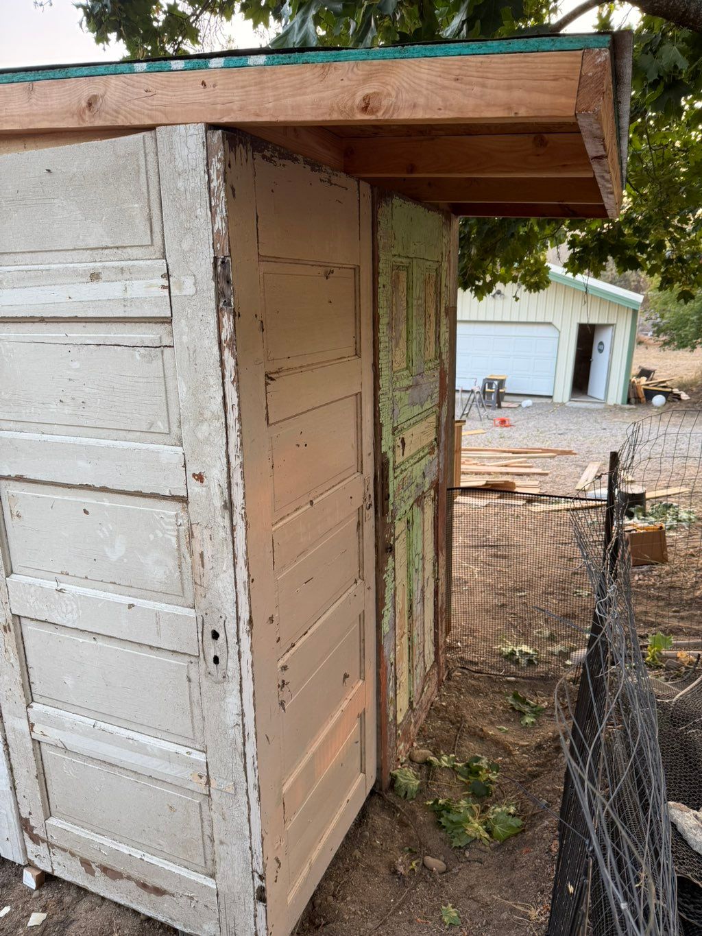 This was a client that had old doors and left over