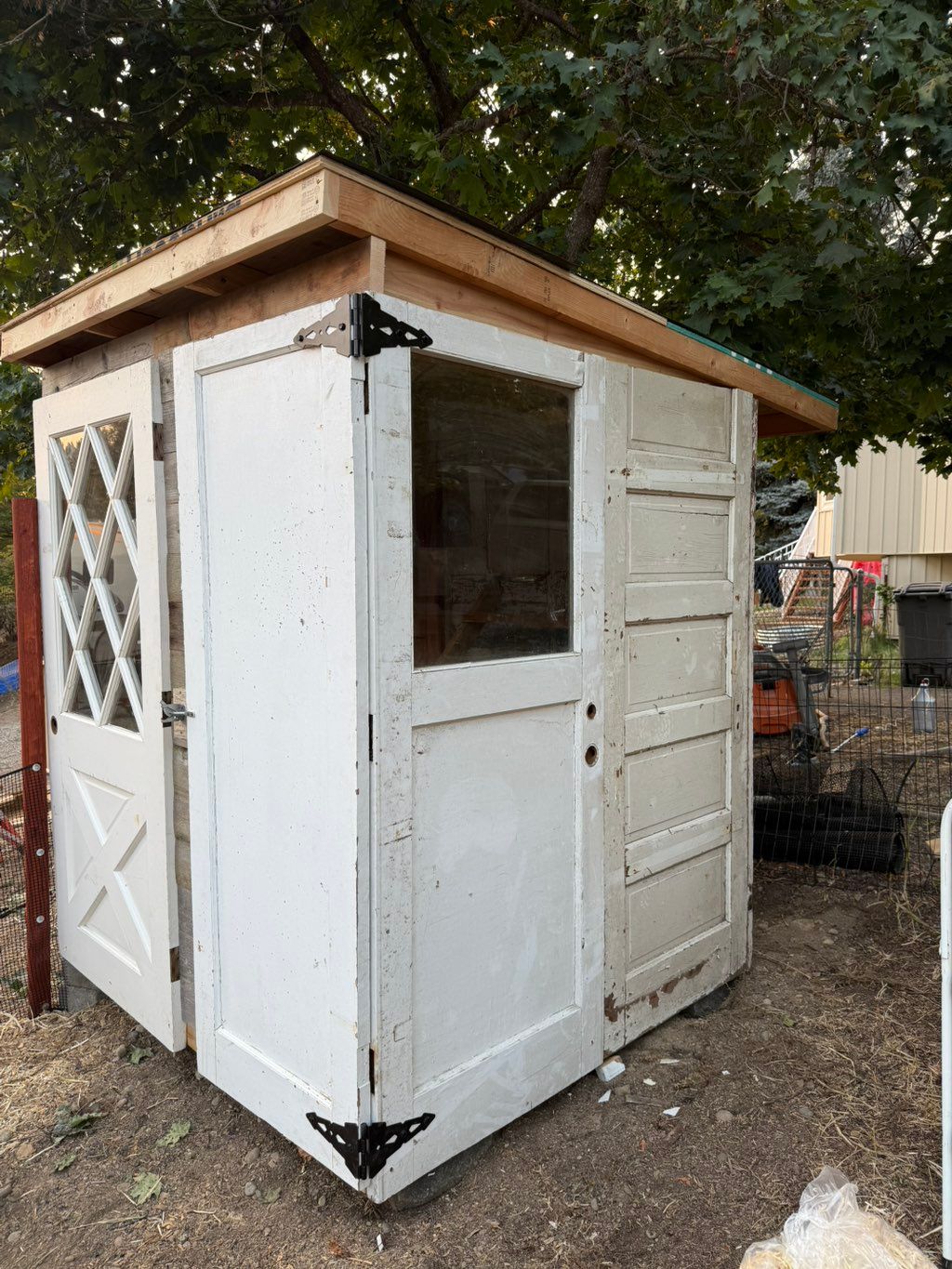This was a client that had old doors and left over