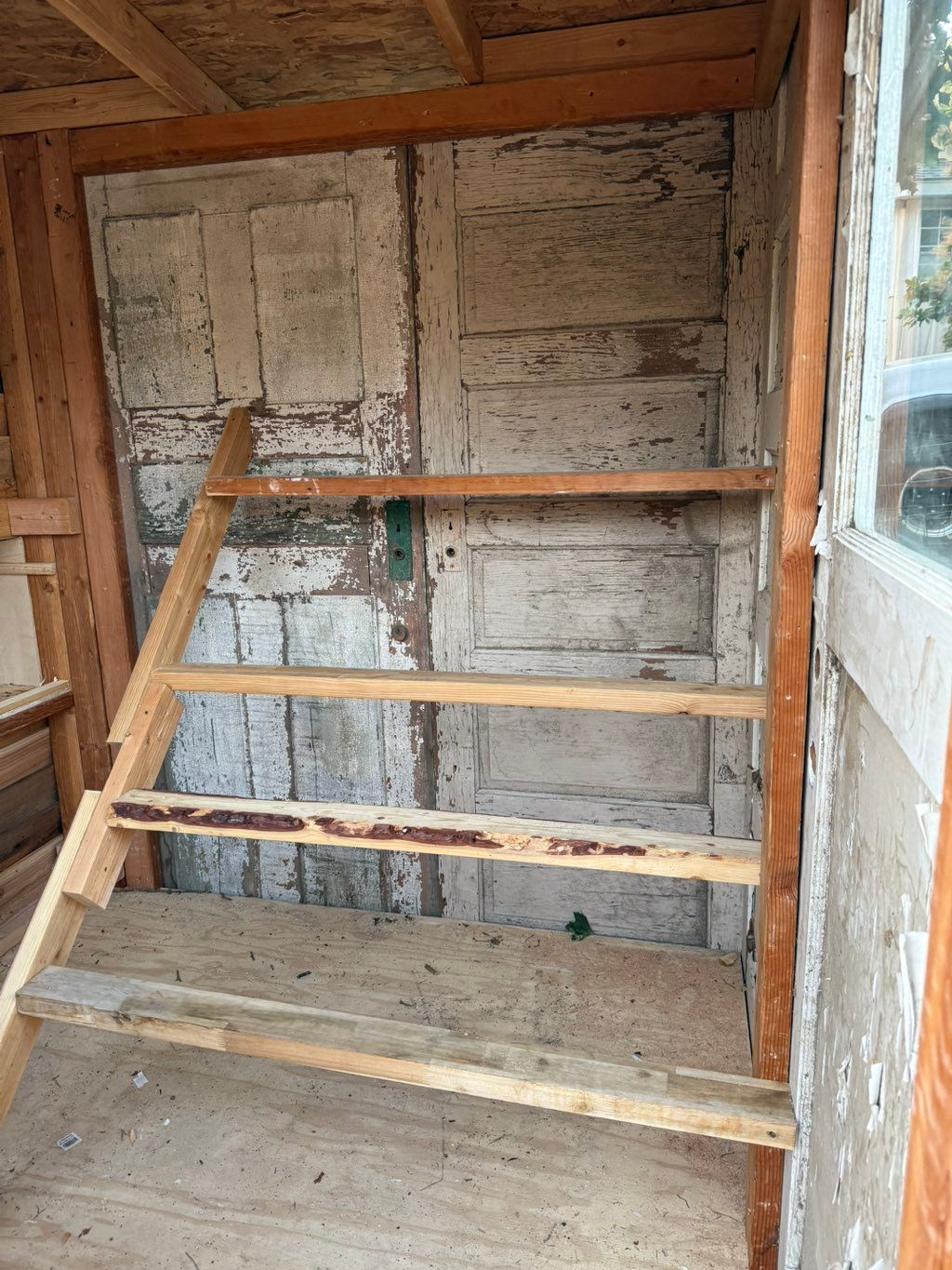 This was a client that had old doors and left over