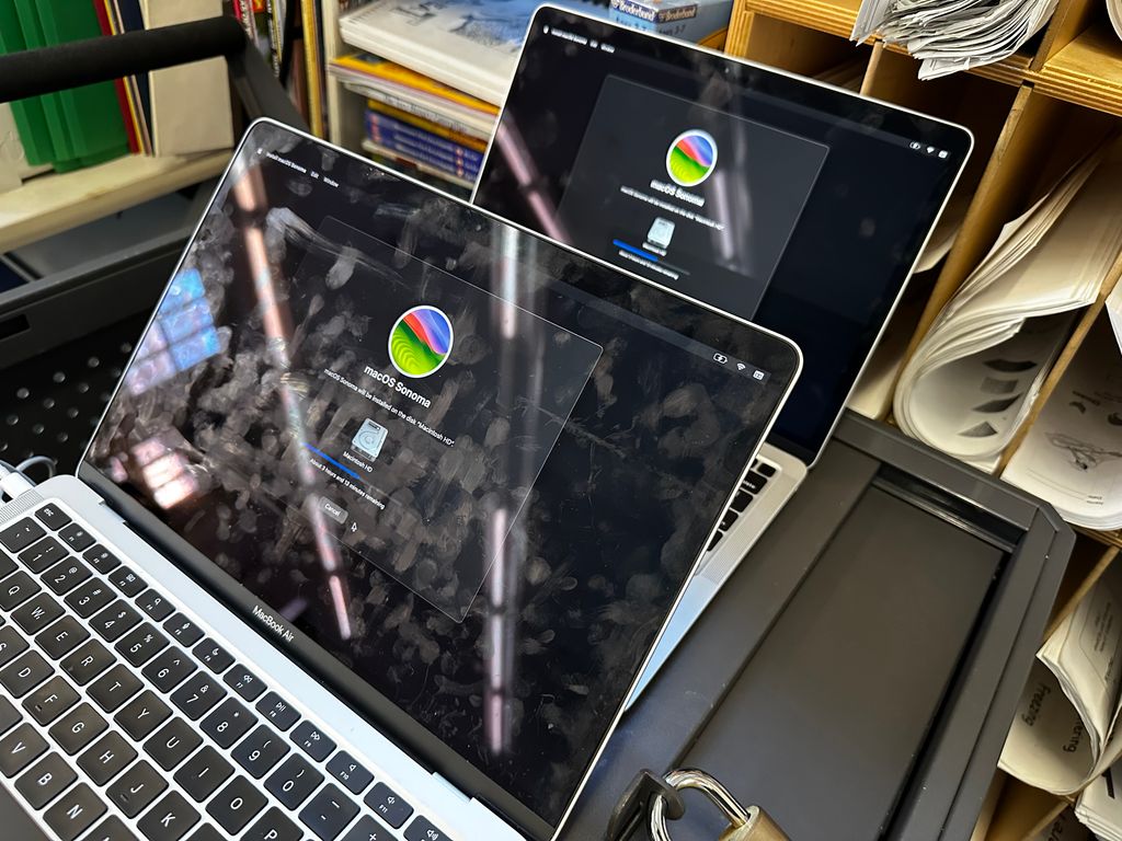 MacBook Air Sonoma bulk reinstall