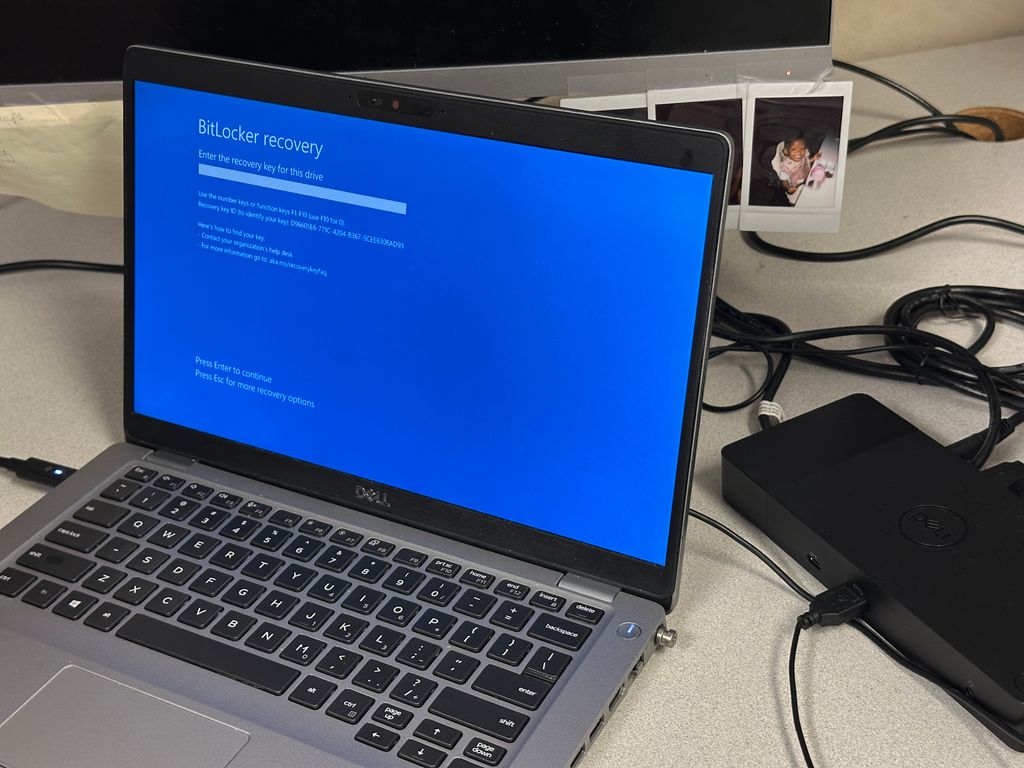 Dell Latitude repair and BitLocker security unlock