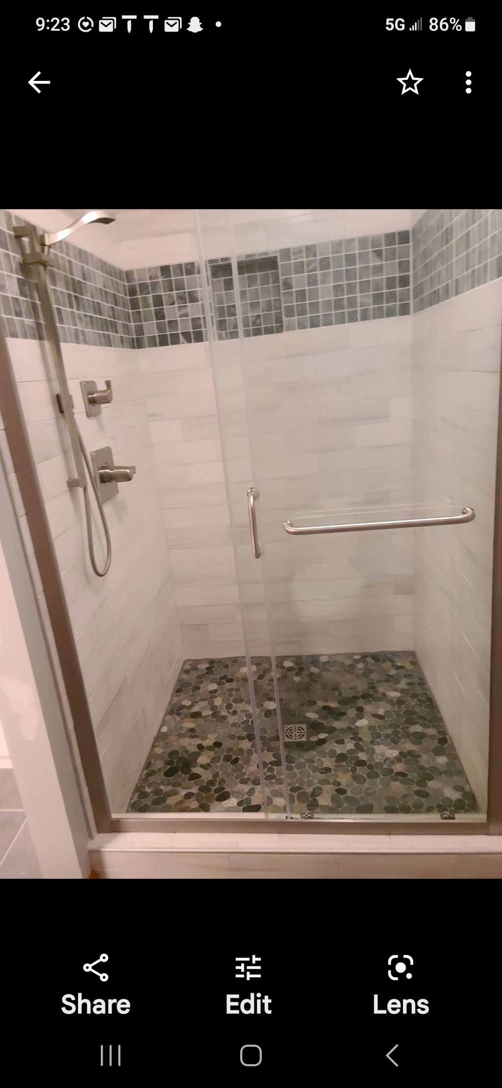 custom shower 