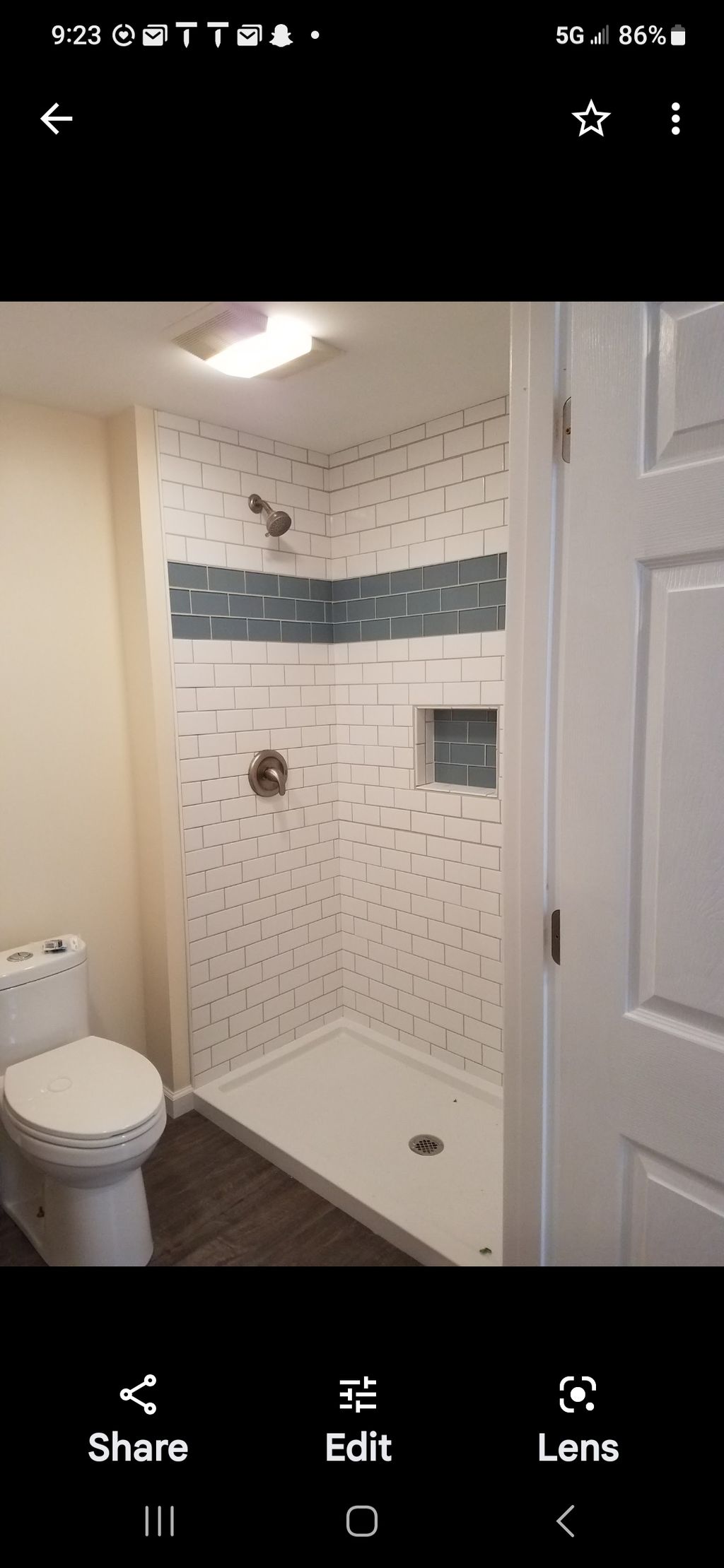custom shower 