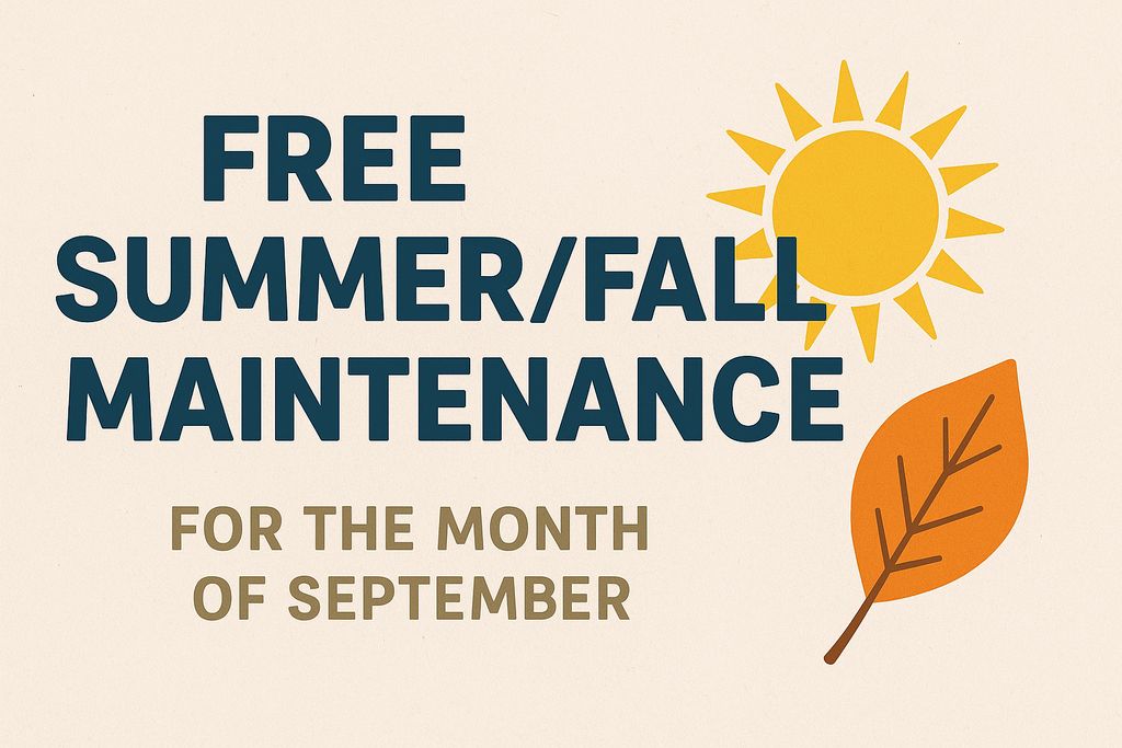 Free maintenance if you mention this ad!