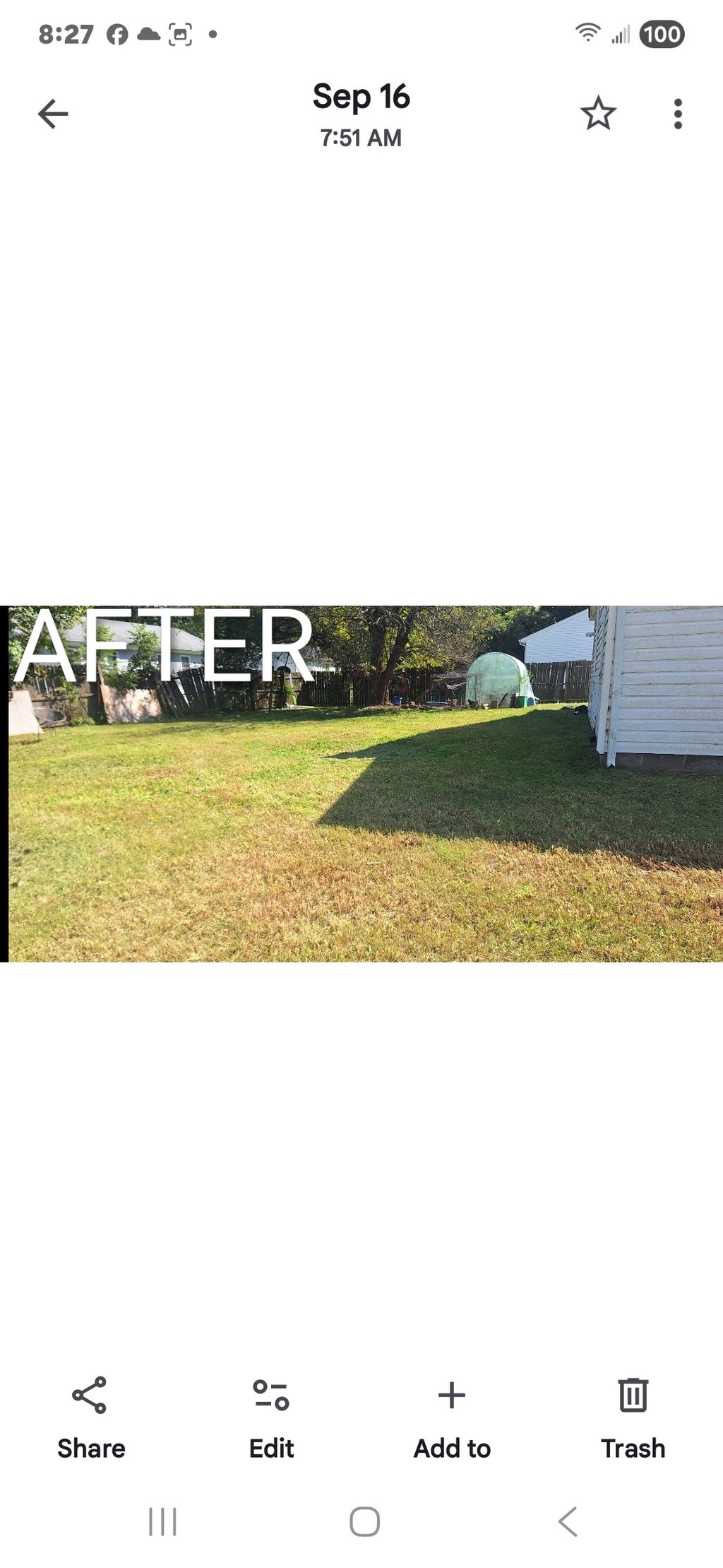Before front