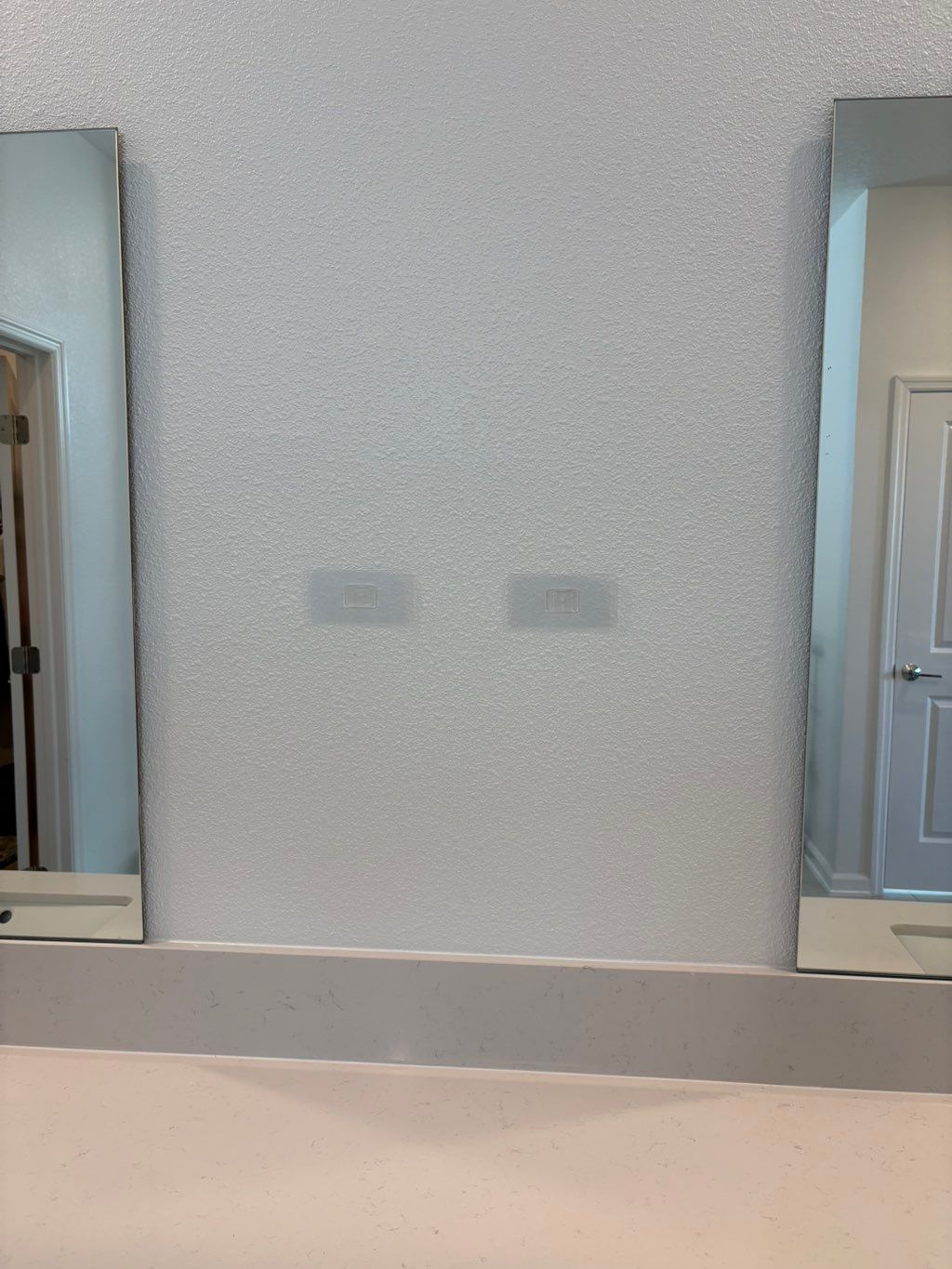 Before Modern toothpaste and brush holder on wall