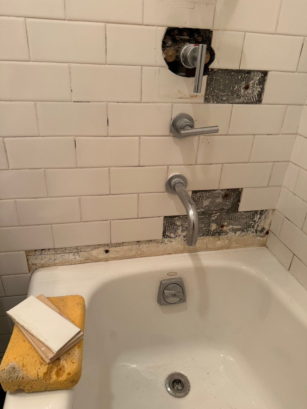 Remove some loose tile