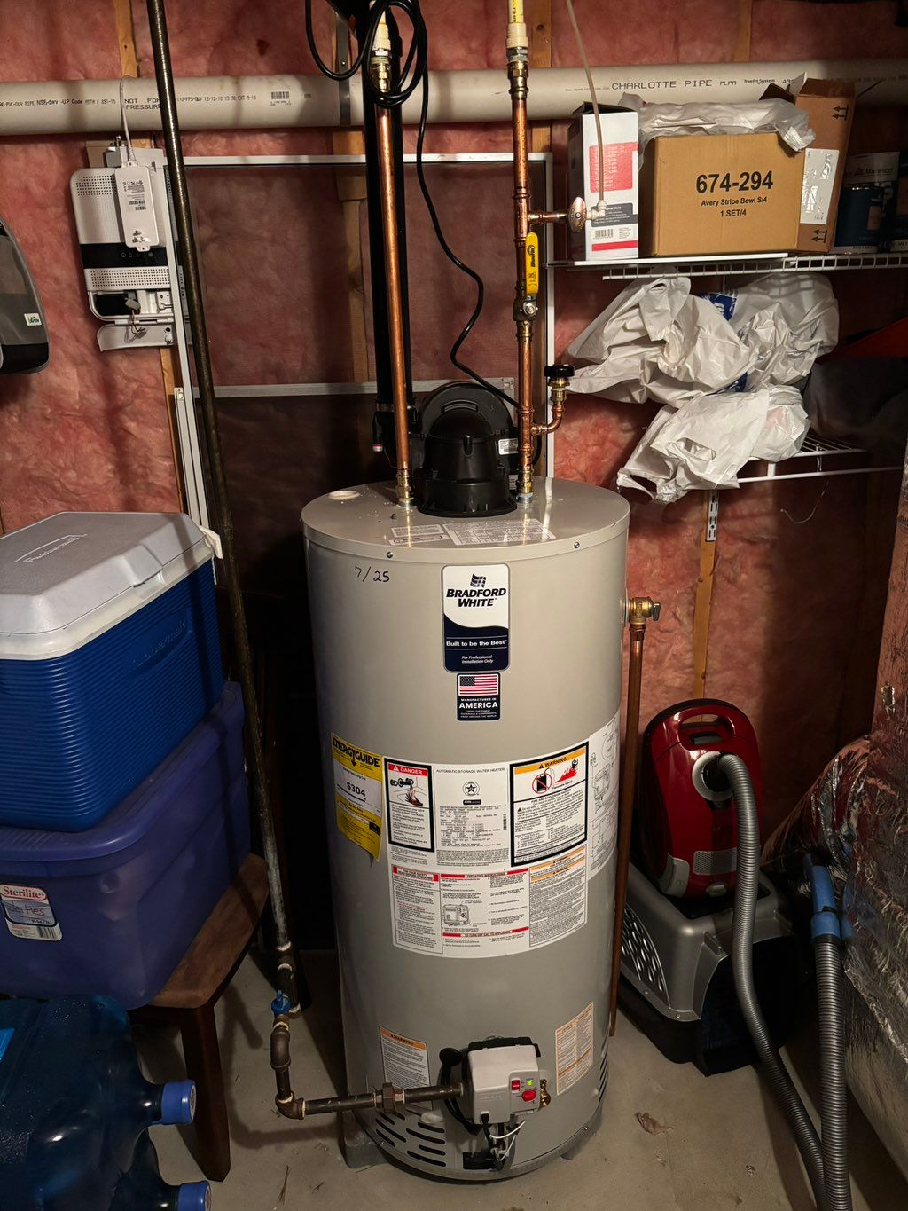 New power vent water heater