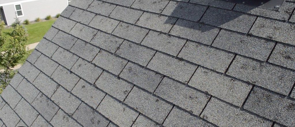 Hail damage to roof shingles!