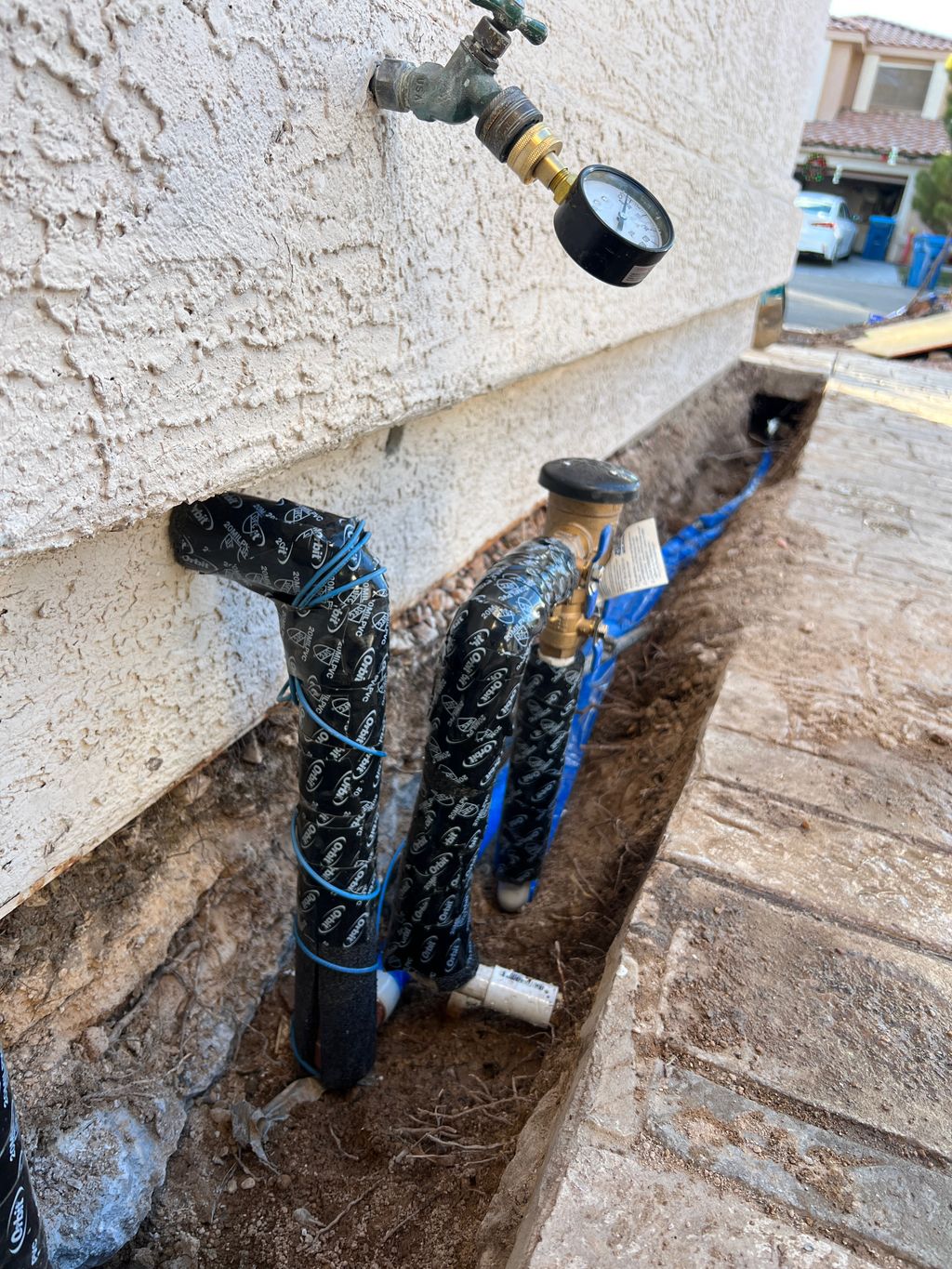 Water main installation/PVB installation 