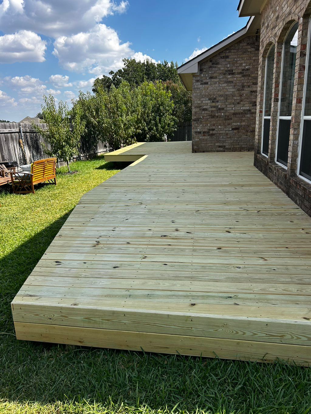 Repair of the frame deck and replacement of the fl