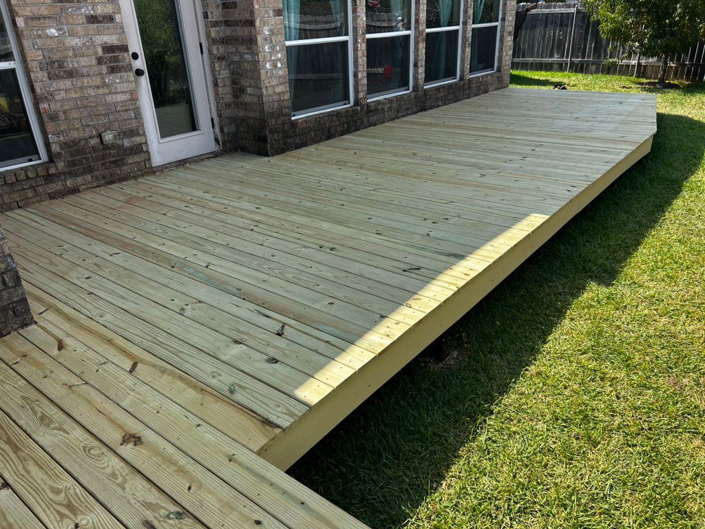 Repair of the frame deck and replacement of the fl
