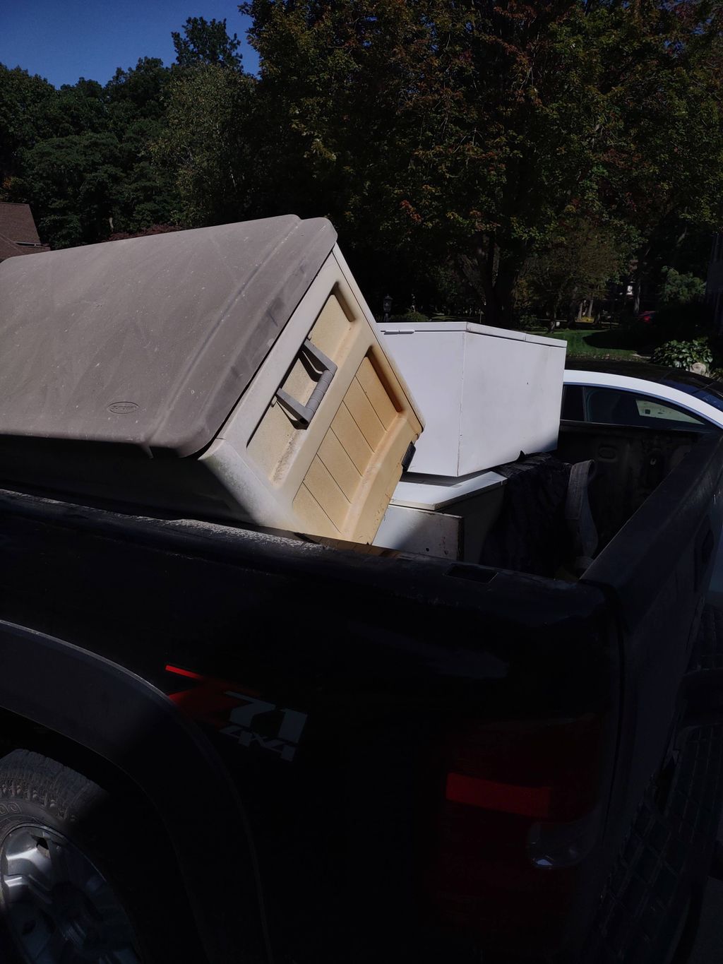 moved out a couple cabinets the people were moving