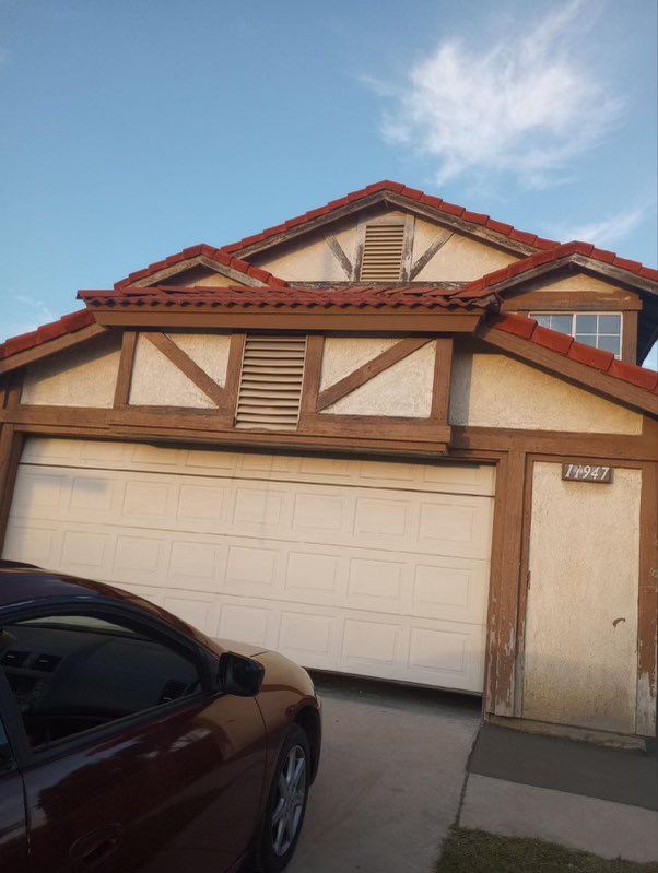 Before exterior paint