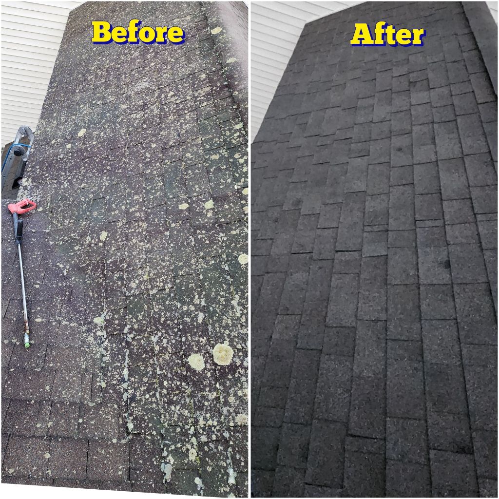 Roof Washing - Attleboro 