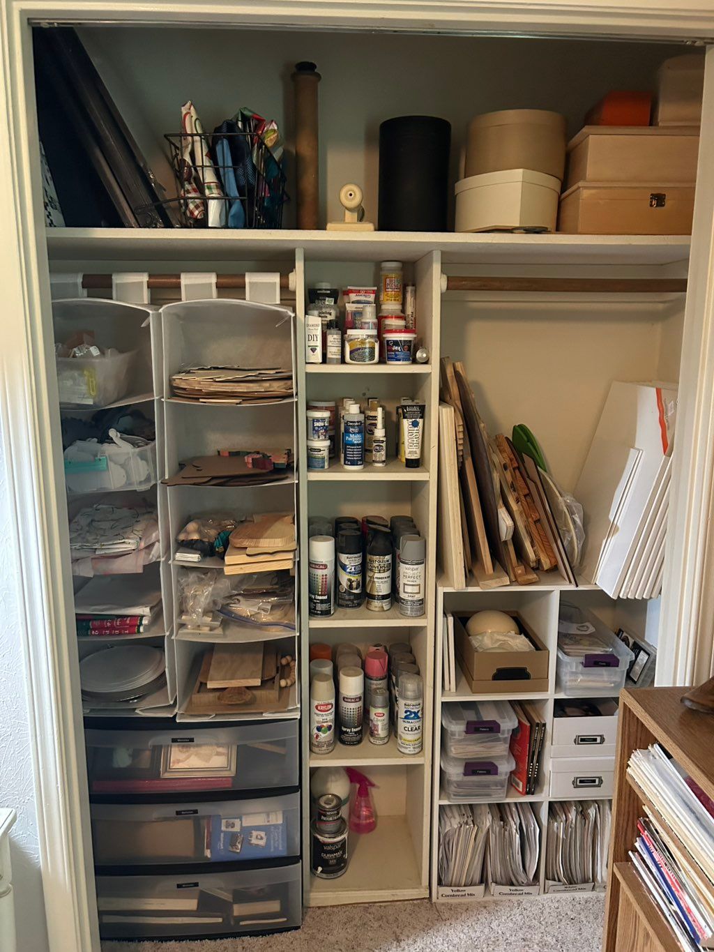 Craft room closer after