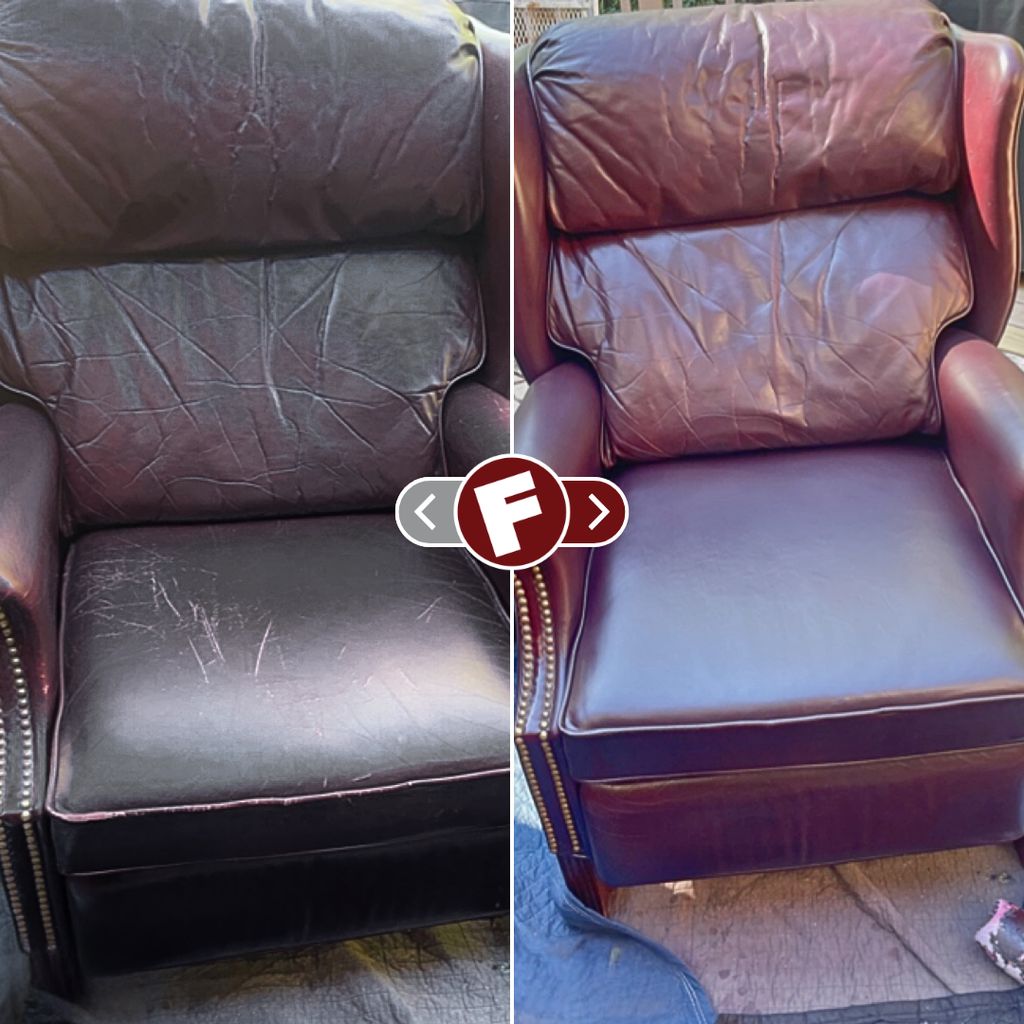 leather furniture refurbushment