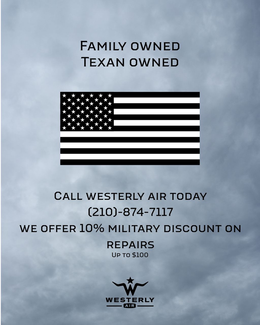 We offer 10% off repairs for our military personne