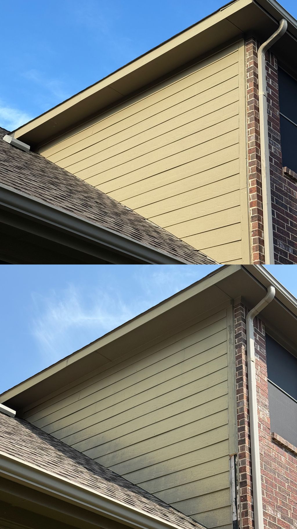 Siding repair and re-painting