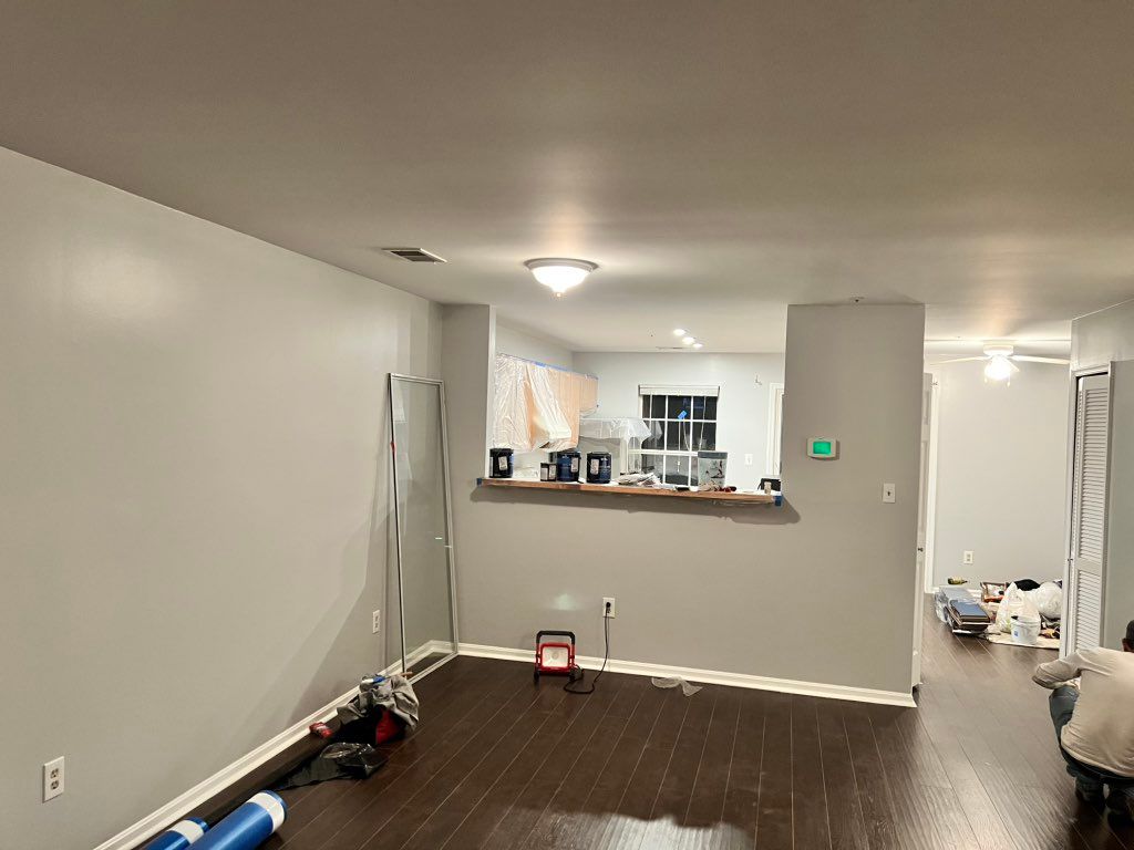 Ceilings are flat white 