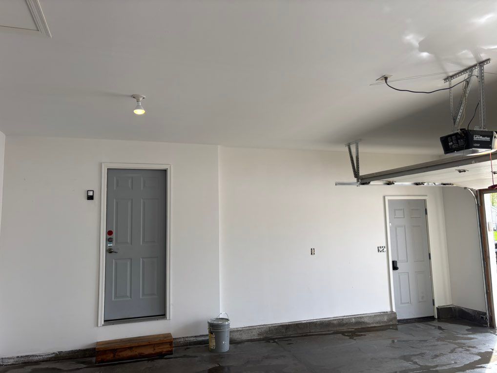 Garage re tape and paint 