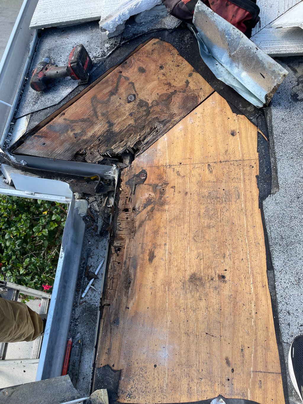 Opening up the roof to get to the core of the prob
