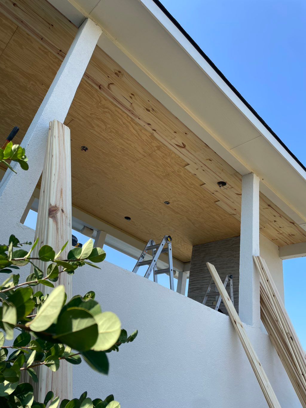 Ceiling tongue and groove installation 
