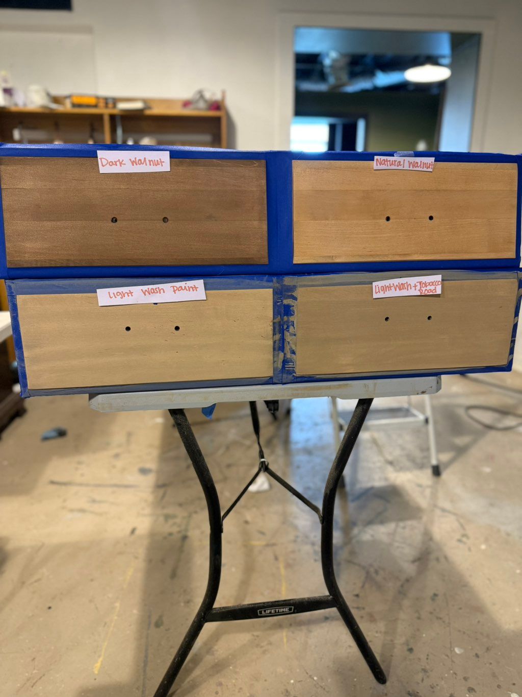 various stain options 