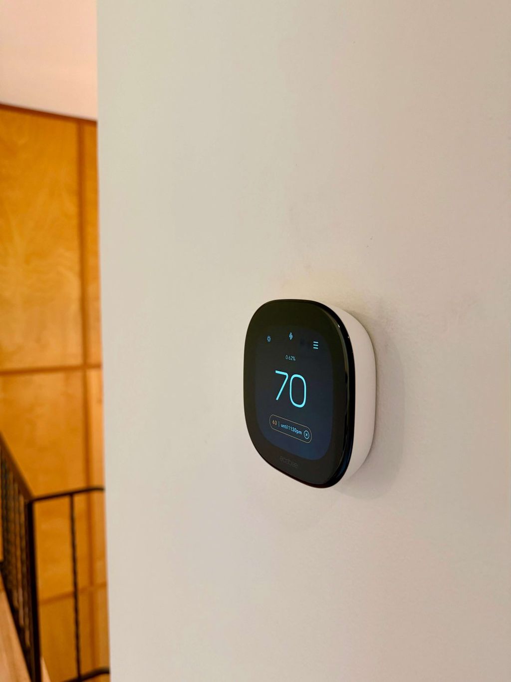 Installed a smart thermostat with neat wiring from