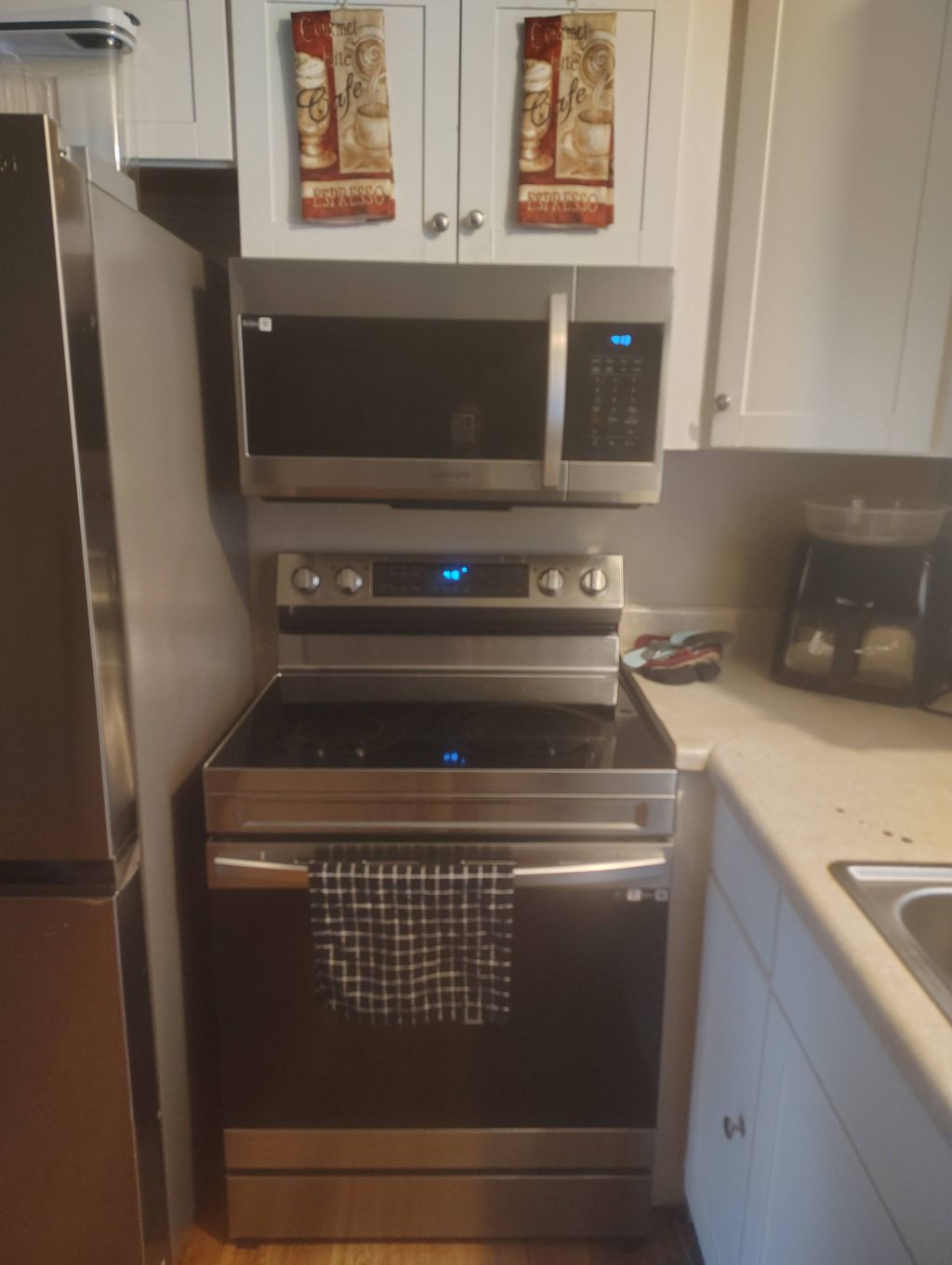 cleaned stove 