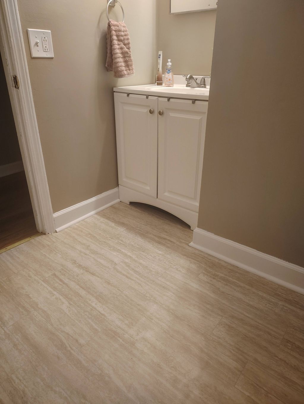 baseboards and floors cleaned