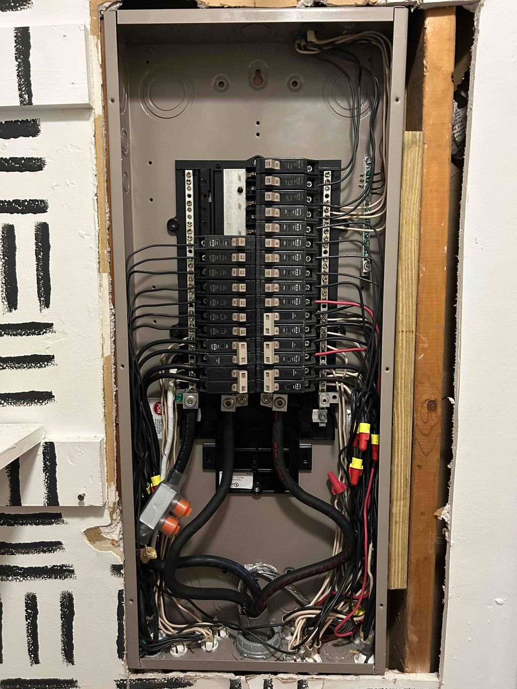Replacement of interior main loadcenter