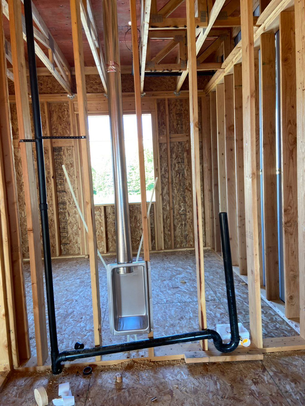 Laundry and dryer installed 