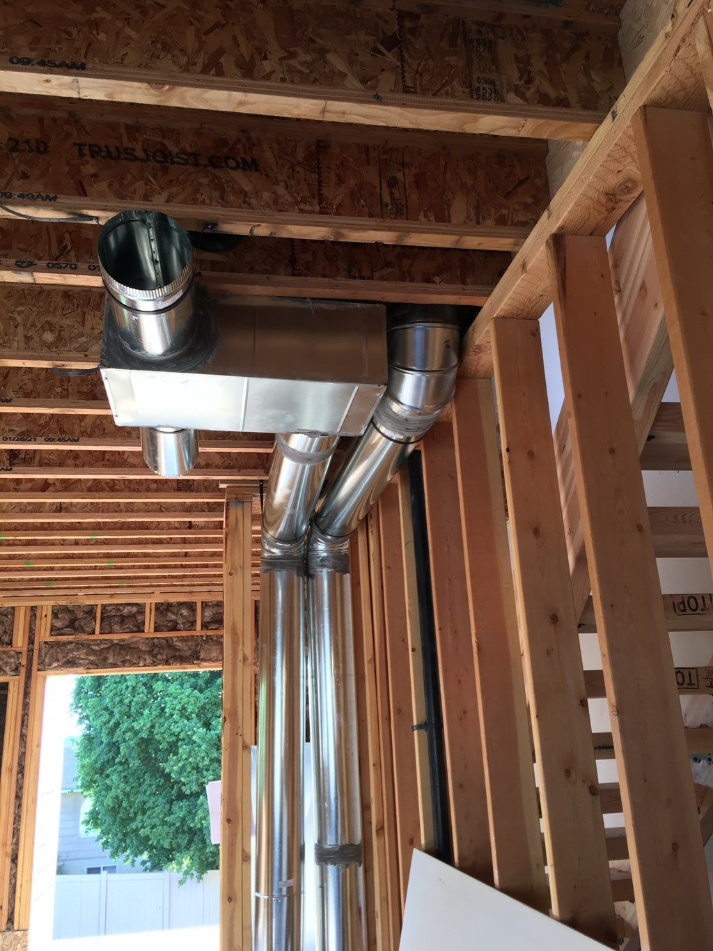 HVAC installation new apartment 