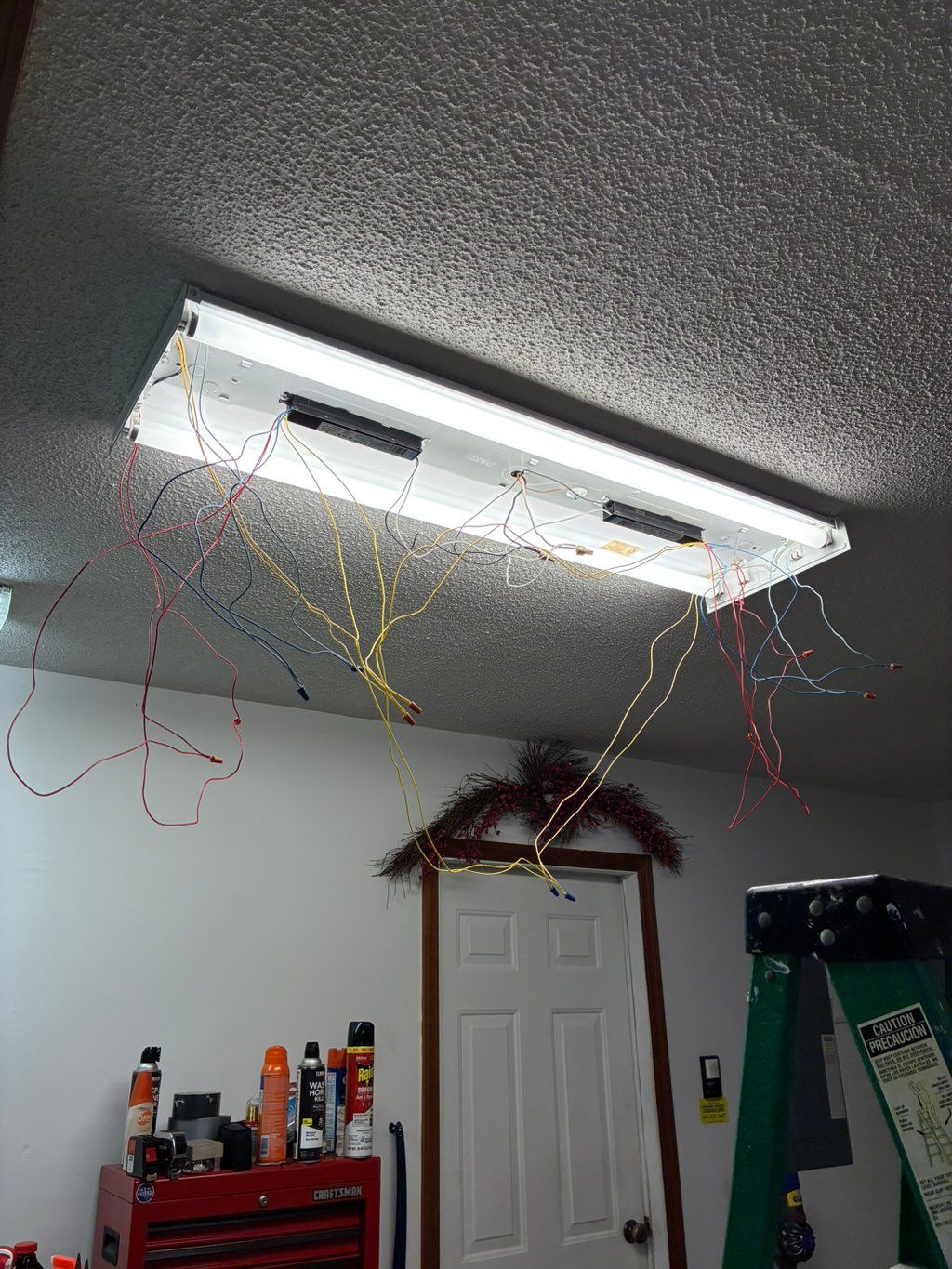 new ballast installed with the correct wiring 