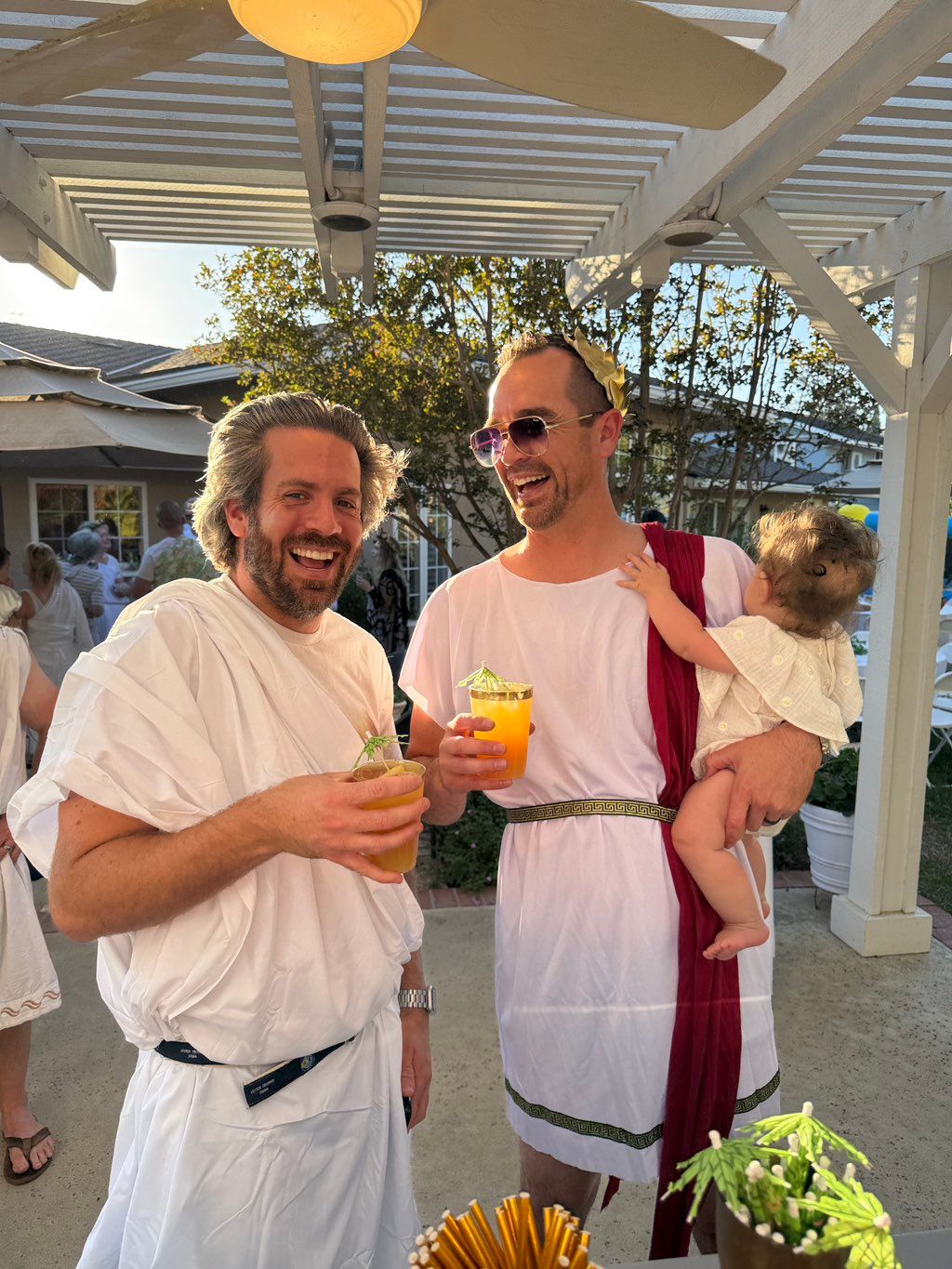 Togas and Tiki Drinks! 