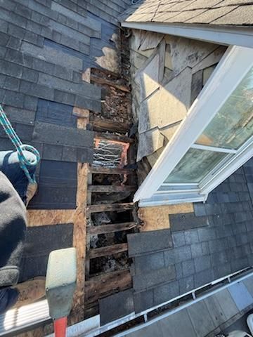 Roof Repair Before