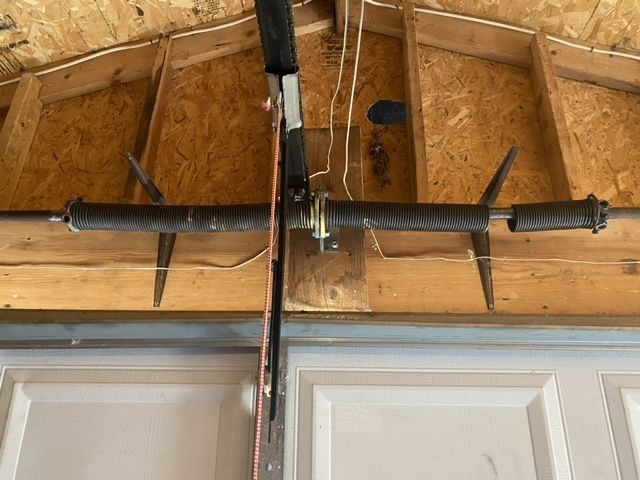 broken garage door spring