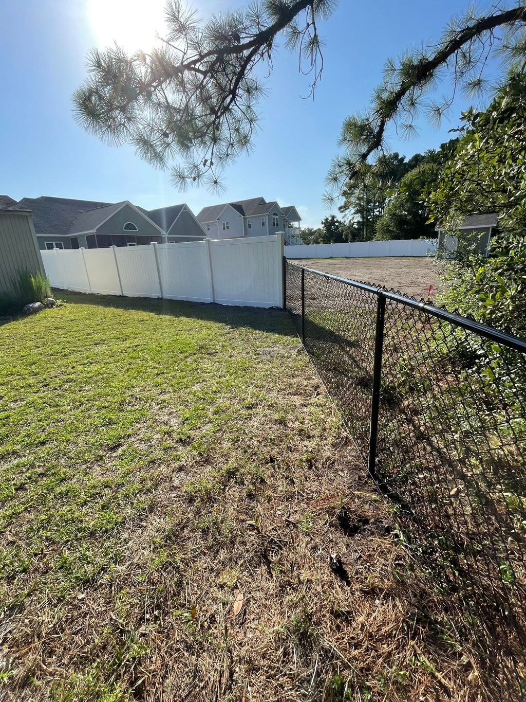4ft Black Chain Link