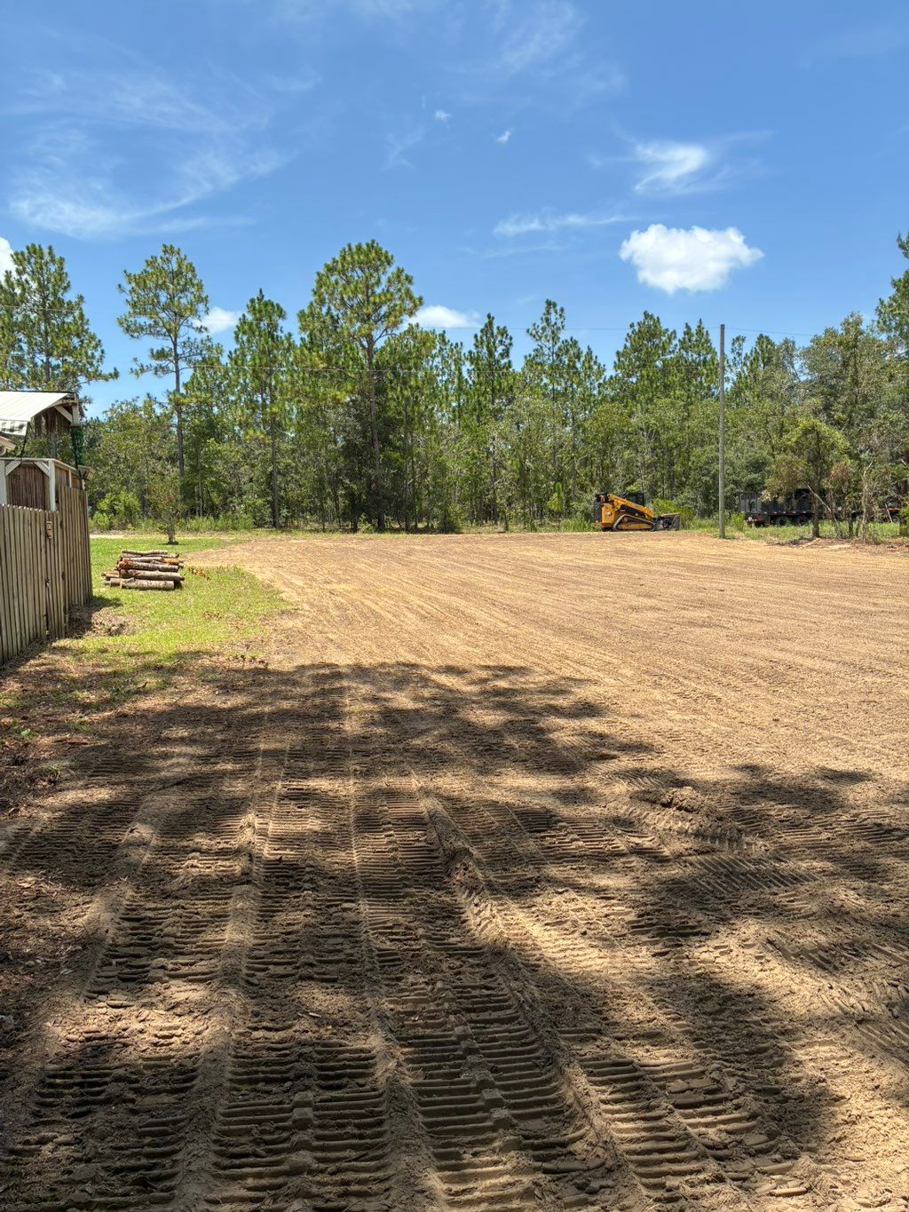 Land clearing after!