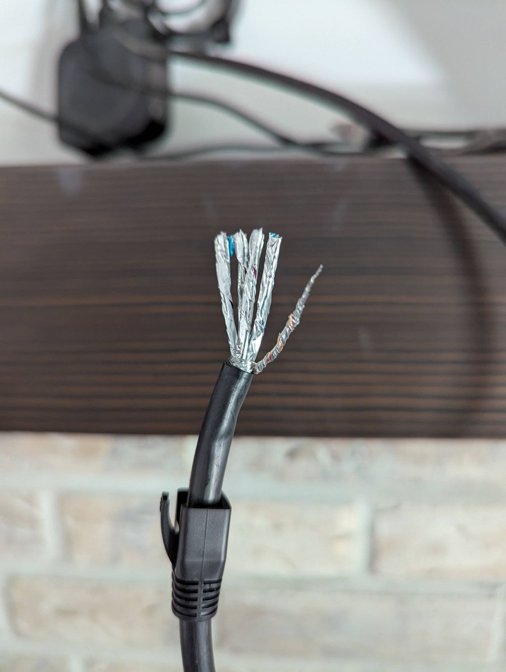 Installing the CAT7 tips