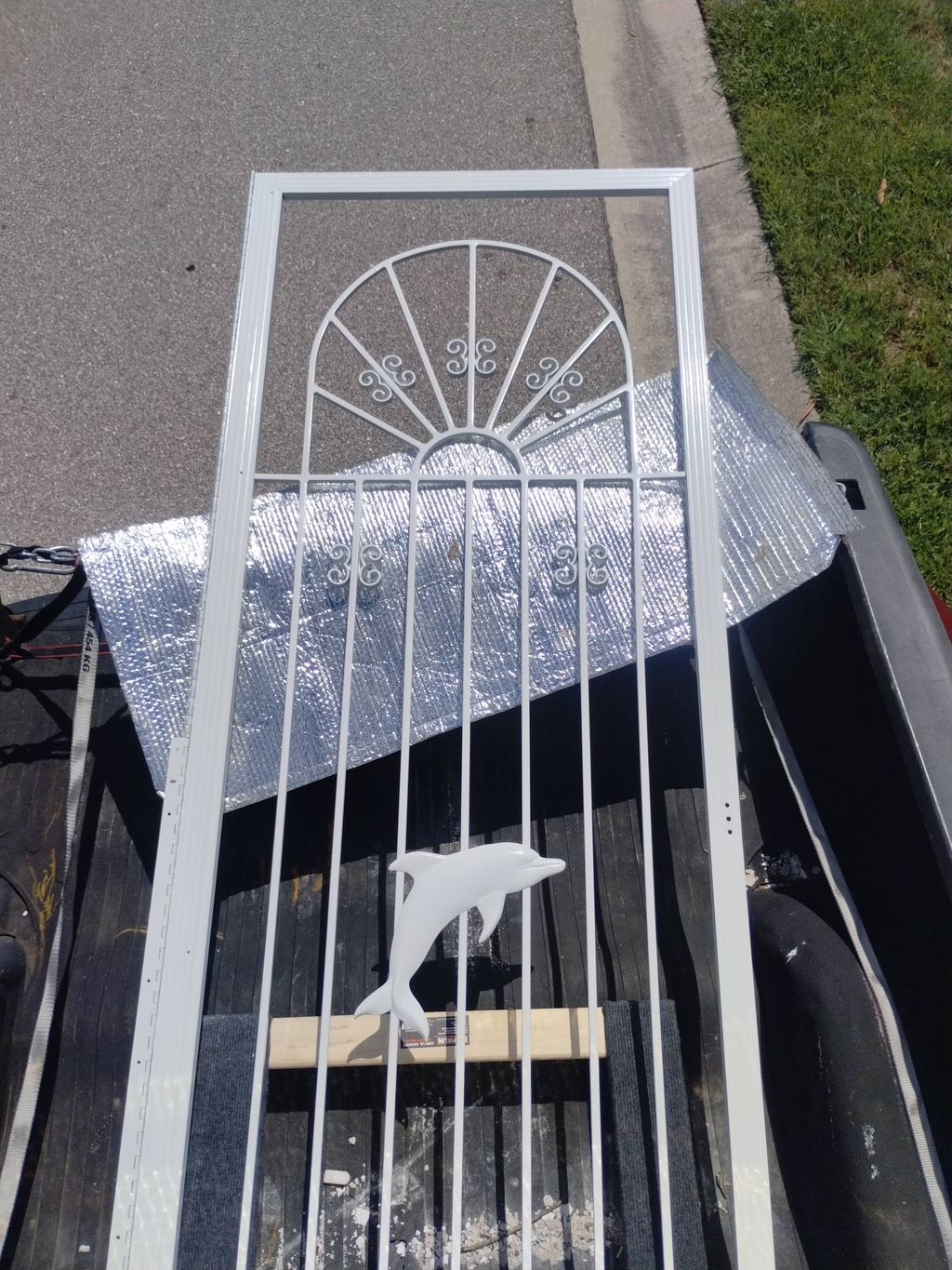 fresh from powder coat and before airbrushing