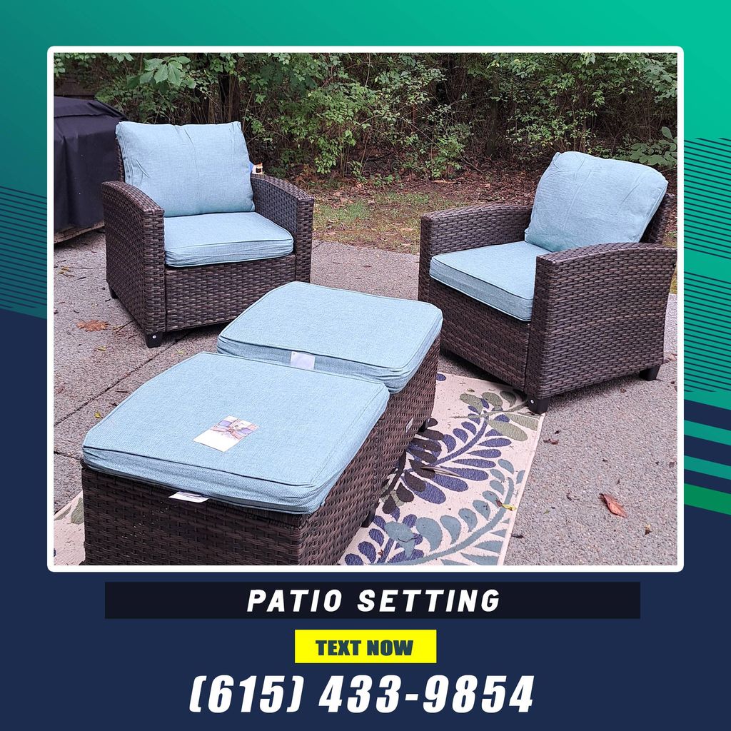 beautiful patio set😍👍🏼