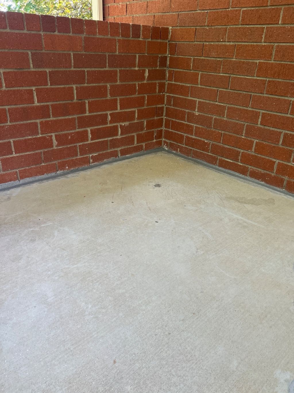 Front Patio after concrete slab was lifted with Po