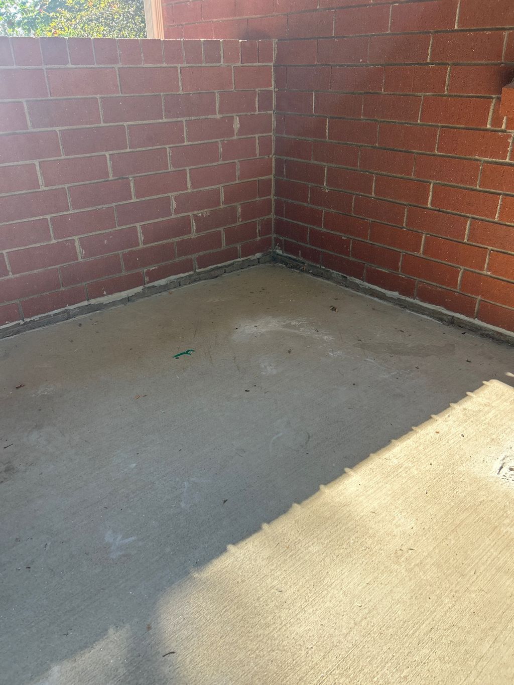 Front Patio before concrete slab was lifted.