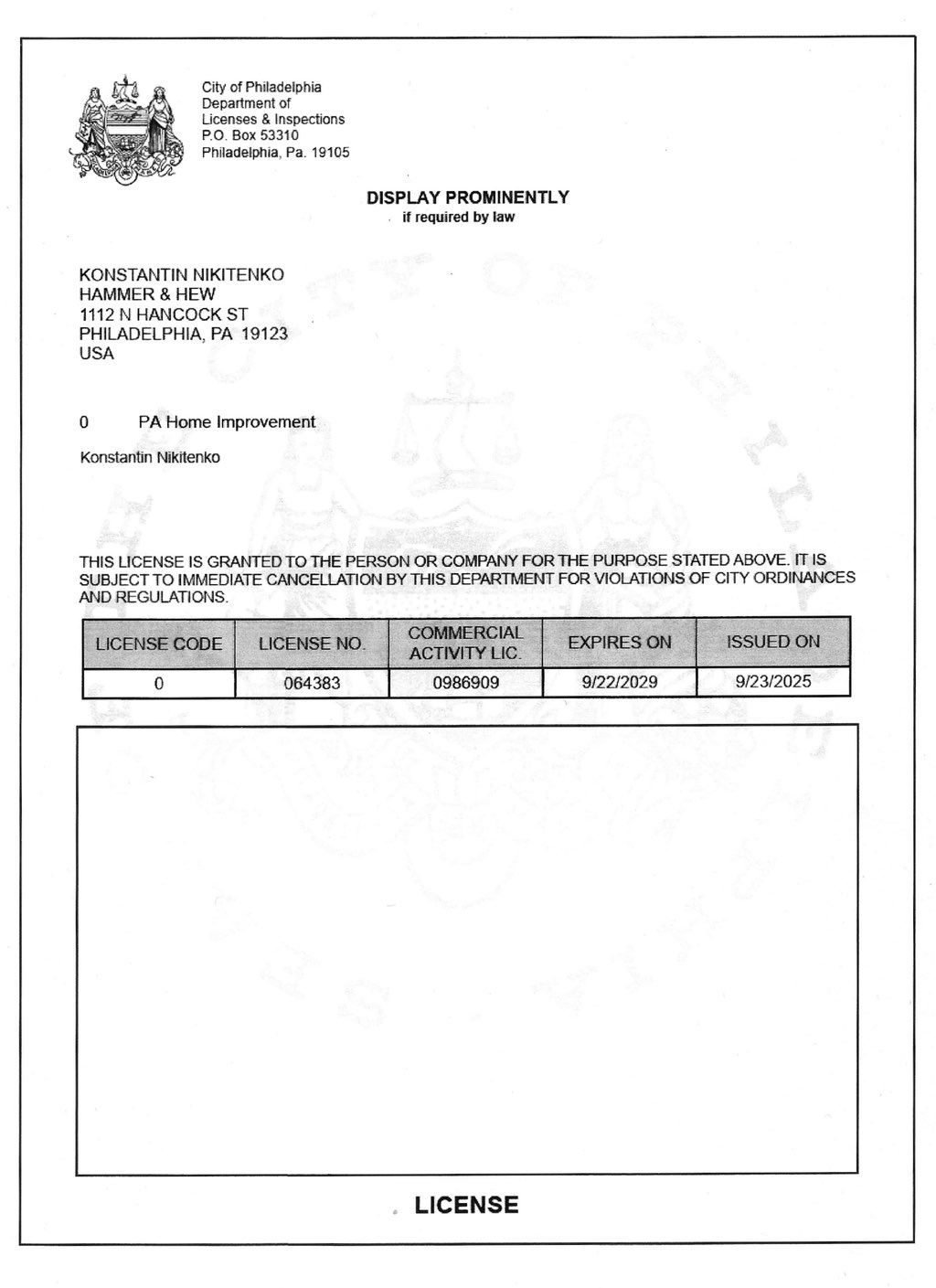 Projects and media